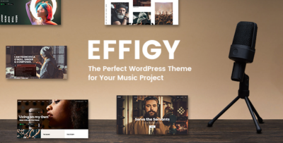 Effigy - A Clean and Professional Music WordPress Theme