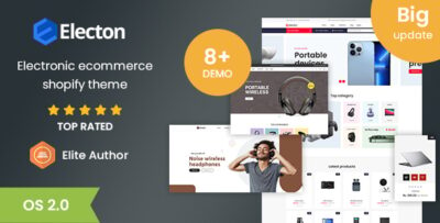 Electon- The Single Product, Electronics & Gadgets eCommerce Shopify Theme