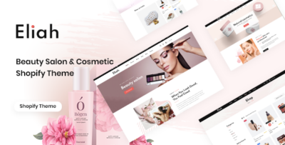 Eliah - Beauty Salon & Cosmetic Shopify Theme