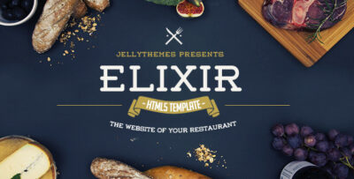 Elixir - Restaurant HTML Responsive Template