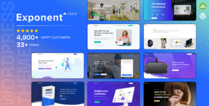 Exponent - Modern Multi-Purpose Business Theme v1.3.0.6