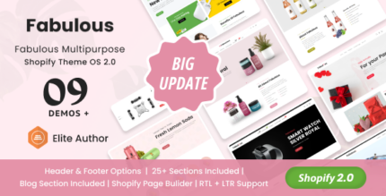 Fabulous - Single Product eCommerce Shopify Theme Os 2.0