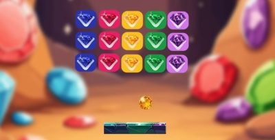 Falling Gem - HTML5 Game (Construct 3)