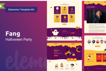 Fang — Halloween Party Template Kit for Elementor