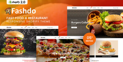 Fashdo - Fast Food & Restaurant Shopify Theme