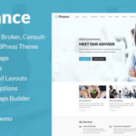 Finance - Business & Financial, Broker, Consulting, Accounting WordPress Theme