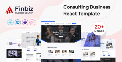 Finbiz - Consulting Business React Js Template