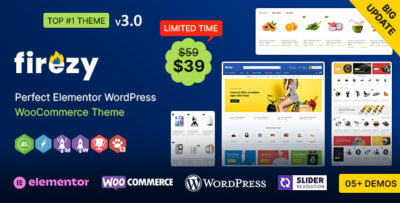 Firezy - Multipurpose WooCommerce Theme v3.2.0