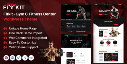 Fitkit - Gym and Fitness Center WordPress Theme