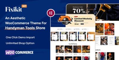 Fixikit - Hardwares & Tools Store WooCommerce WordPress Theme