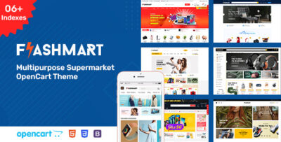 FlashMart - Multipurpose Supermarket OpenCart 3 Theme