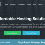 FlatHost Responsive Hosting Template with WHMCS