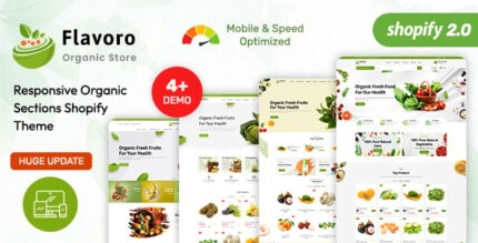 Flavoro - Organic Store & Food Shopify Theme