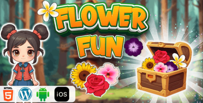 Flower Fun - HTML5 Construct3 Game