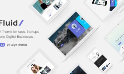 Fluid - Startup and App Landing Page Theme