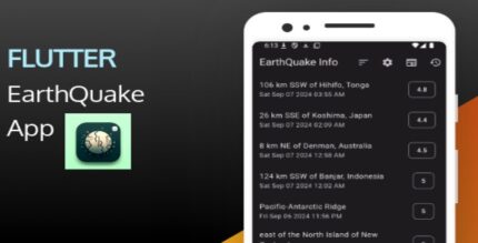 Flutter EarthQuake App