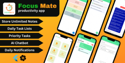 Focus Mate - Productivity App with AI Flutter app