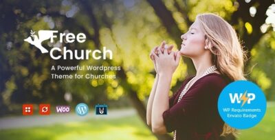 Free Church Religion & Charity WordPress Theme