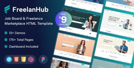 FreelanHub - Job Board & Freelance Marketplace HTML Template