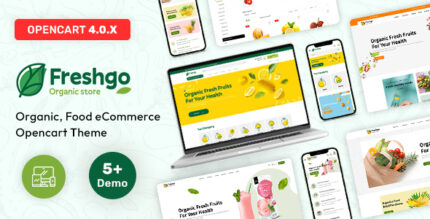 FreshGo - Organic & Supermarket Opencart Food Store