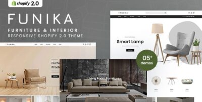 Funika - Furniture & Interior Responsive Shopify 2.0 Theme