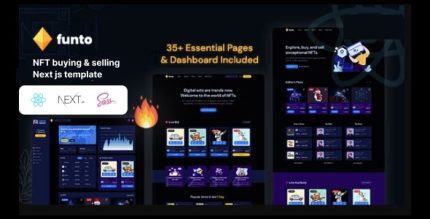 Funto - NFT Marketplace Next JS Template