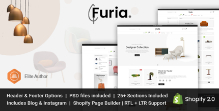 Furia Furniture Responsive Shopify Theme