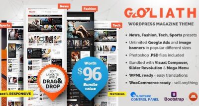 GOLIATH – Ads Optimized News & Reviews Magazine