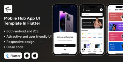 GadgetGear App UI Template Phone Shop App in Flutter PhoneBazaar App Template