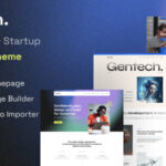 Gentech - IT Solutions & Startup WordPress Theme