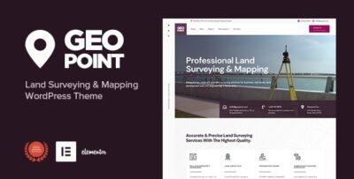 Geopoint - Land Surveying & Mapping WordPress Theme