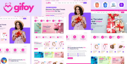 Gifoy - Gifts Shop HTML5 Template