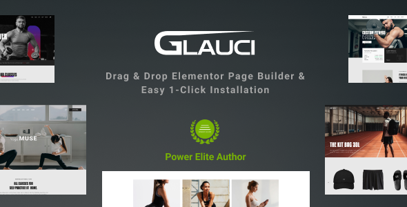 Glauci - Fitness and Gym WordPress Theme Glauci - Fitness and Gym WordPress Theme