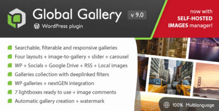 Global Gallery - Wordpress Responsive Gallery v9.0.0