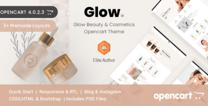 Glow - Beauty & Cosmetics Opencart 4 Theme