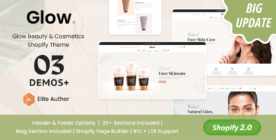 Glow - Beauty & Cosmetics Shopify Theme