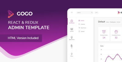 Gogo - React Admin Template