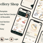 Golden-Glitz - eCommerce App for Jewelry Shop - Flutter Mobile App Template Android & iOS