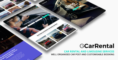 Grand Car Rental Limousine WordPress