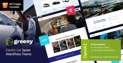 Greeny - Electric Car Dealership WordPress Theme