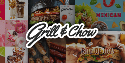 Grill and Chow - Fast Food & Pizza Theme