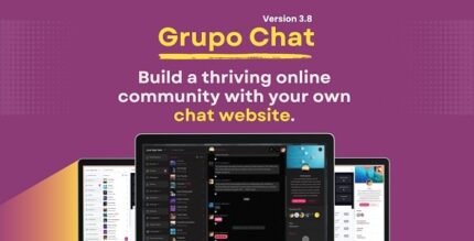 Grupo Chat - Chat Room & Private Chat PHP Script v3.8