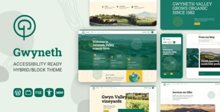 Gwyneth - Accessible Full Site Editing WordPress Block Theme