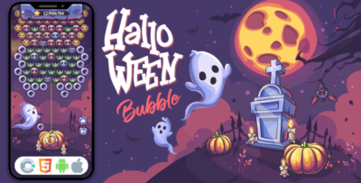 Halloween Bubble - HTML5 Game,Construct 3