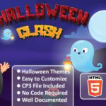 Halloween Clash Game- Arcade Game - HTML5 and Android with Construct 3 Game