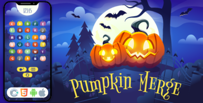 Halloween Merge - HTML5 Game,construct 3