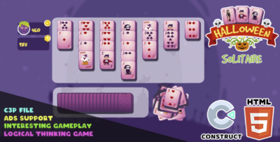 Halloween Solitaire - HTML5 Game - Construct 3