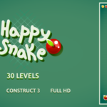 Happy Snake - HTML5 Game (Construct3)