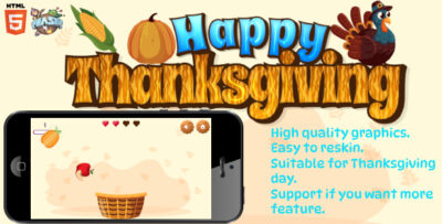 Happy Thanksgiving - Phaser3