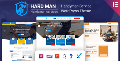 Hardman - Handyman & Plumber WordPress Theme